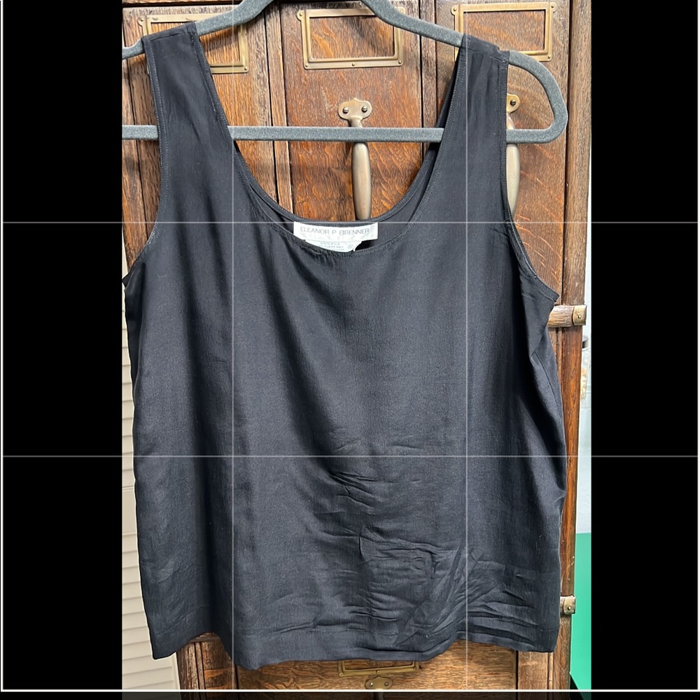 100% silk vintage top